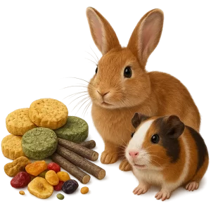 Snacks - Premios para conejos y cobayas